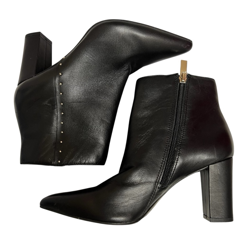 Bandolino Black Ankle Boots with Stud Detail - Picture 6 of 10